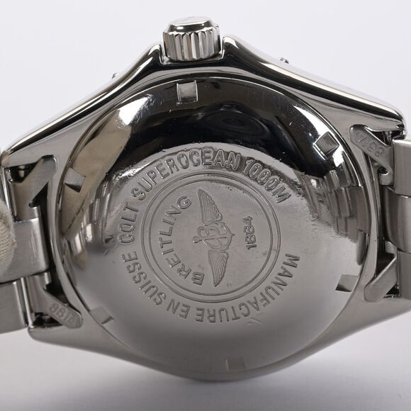 Breitling Superocean A17040 42mm Orange Automatic Men's Watch - Picture 12 of 13